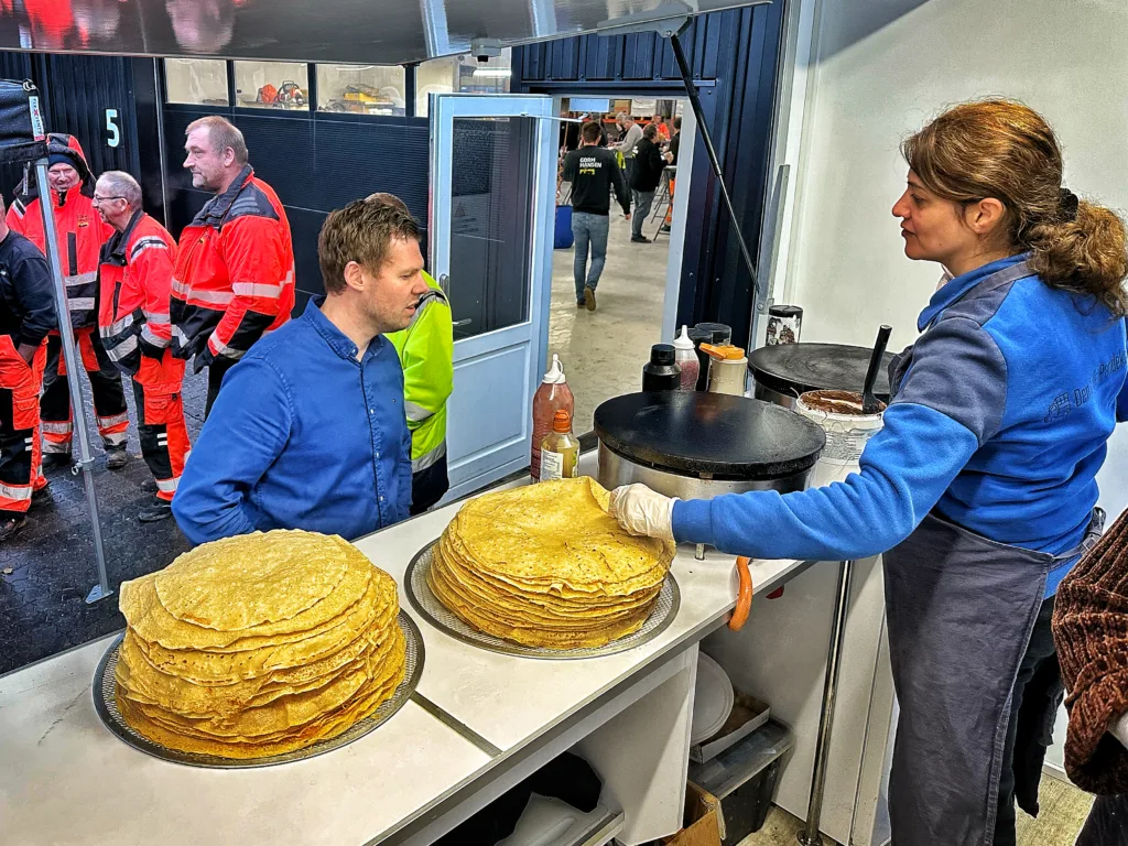 Gorm Hansen, Roskilde fik søde pandekager