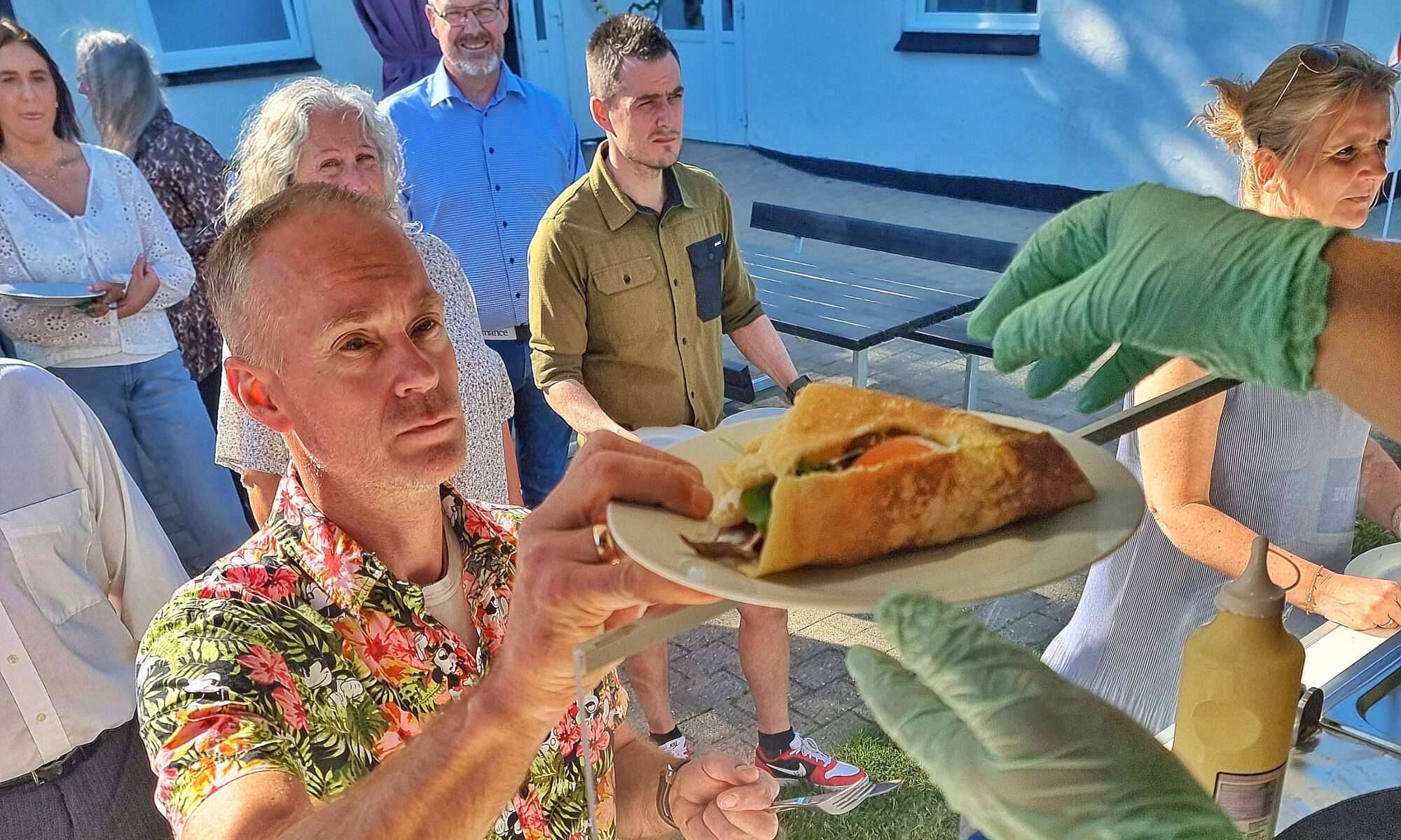 Sølvbryllup i Tylstrup med pandekager