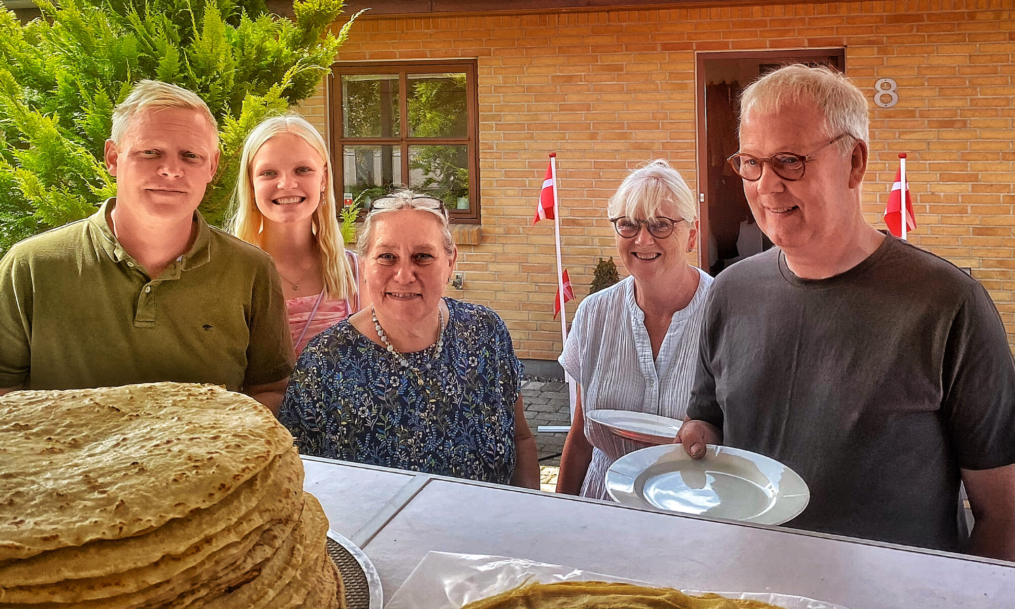 2 års fødselsdag i Regstrup med pandekager