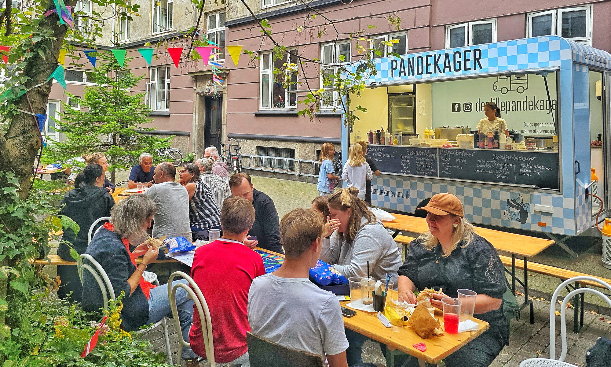 Sommerfest på Amager med pandekager