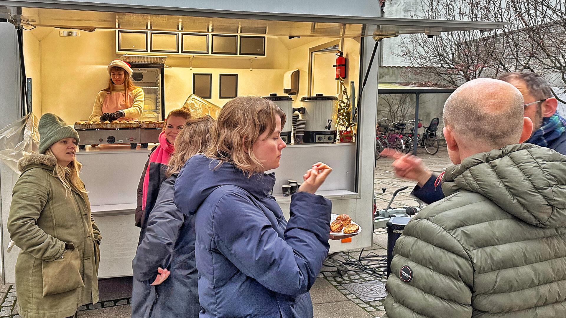 Catering med gløgg og æbleskiver i København til fødevareministeriet