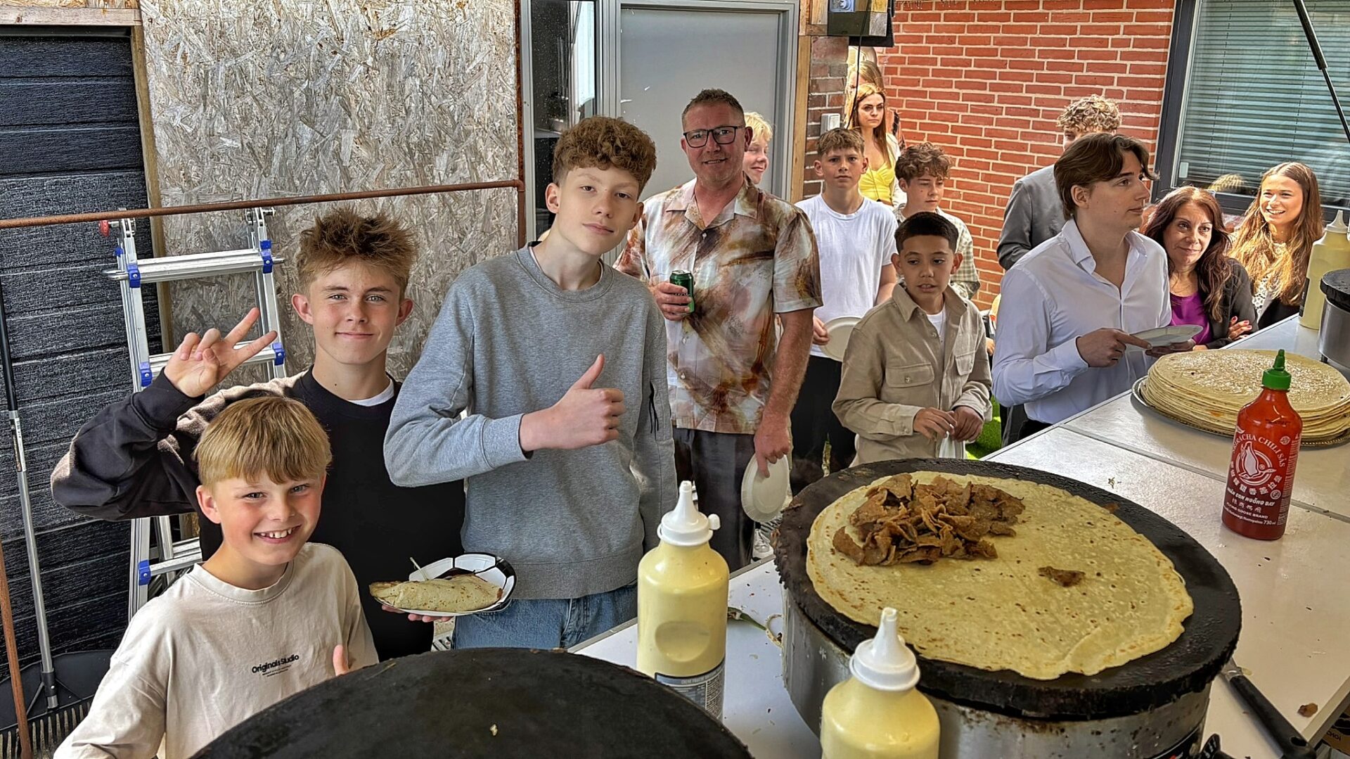 Catering i Højbjerg til konfirmation med pandekager