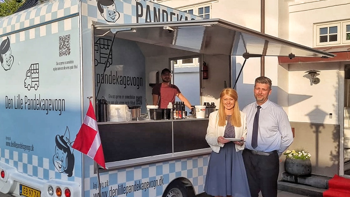 Søde pandekager til konfirmation i Aalborg