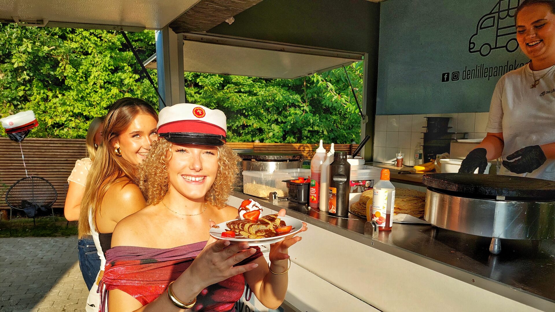 Catering fra pandekagebilen i Slagelse