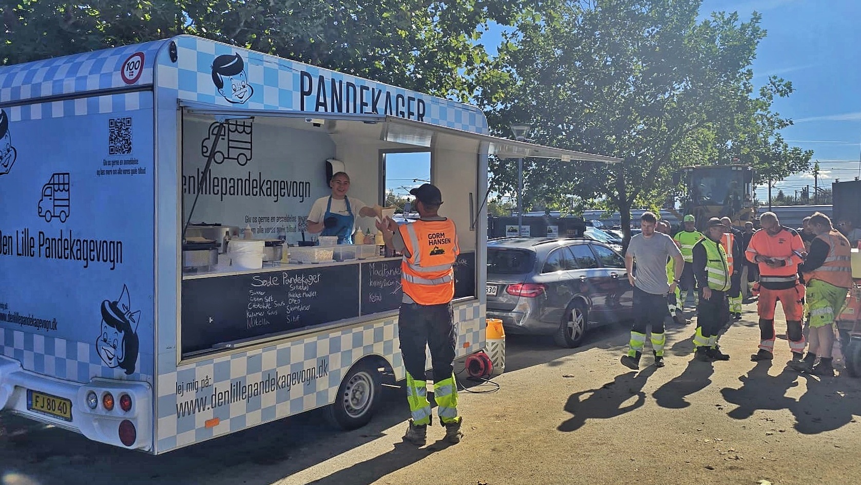 Gorm Hansen i Ringsted forkælede medarbejderne med pandekager