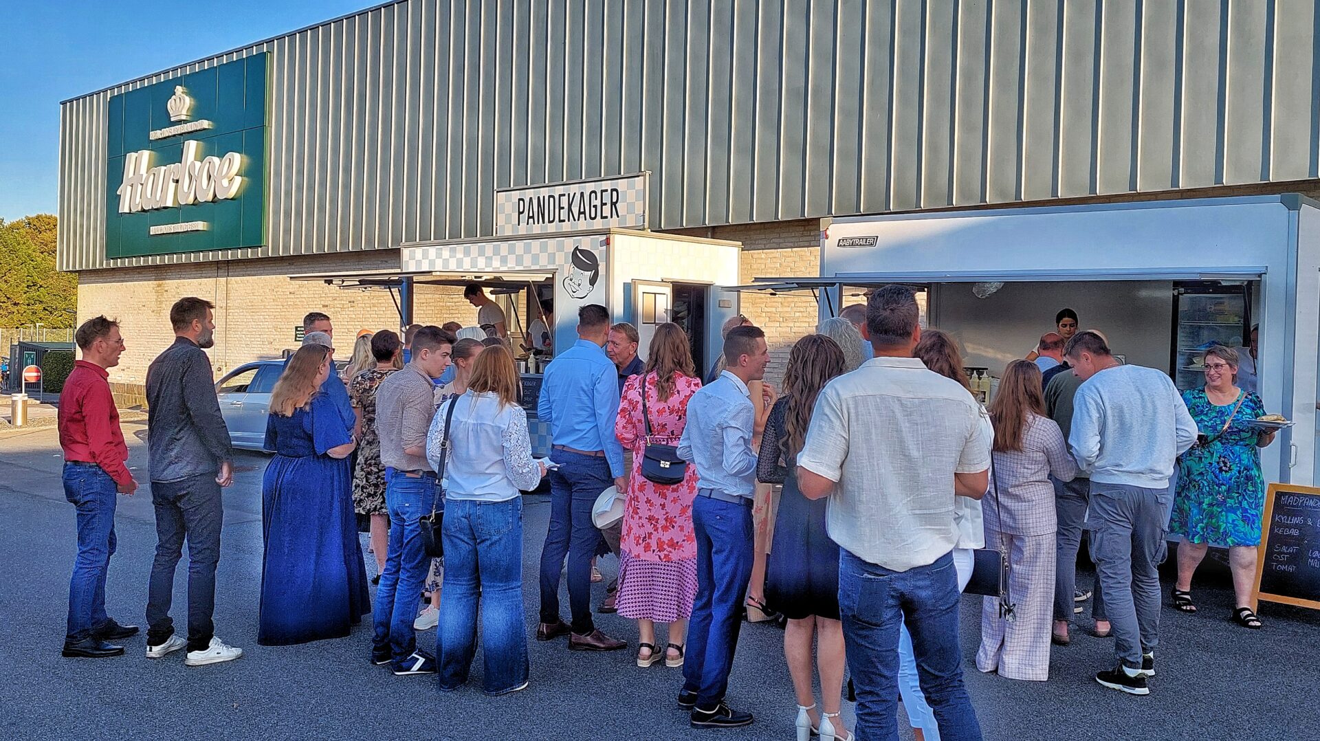 Personalefest med pandekager hos Harboe Bryggeri i Skælskør