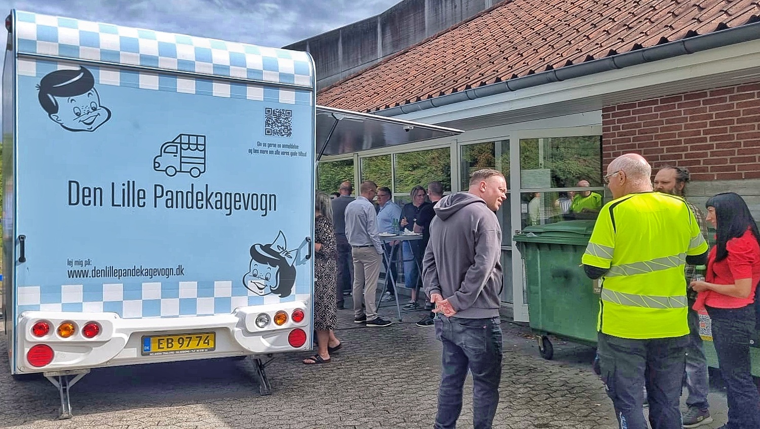 Sommerfest med pandekagevogn hos ICM A/S i Odense