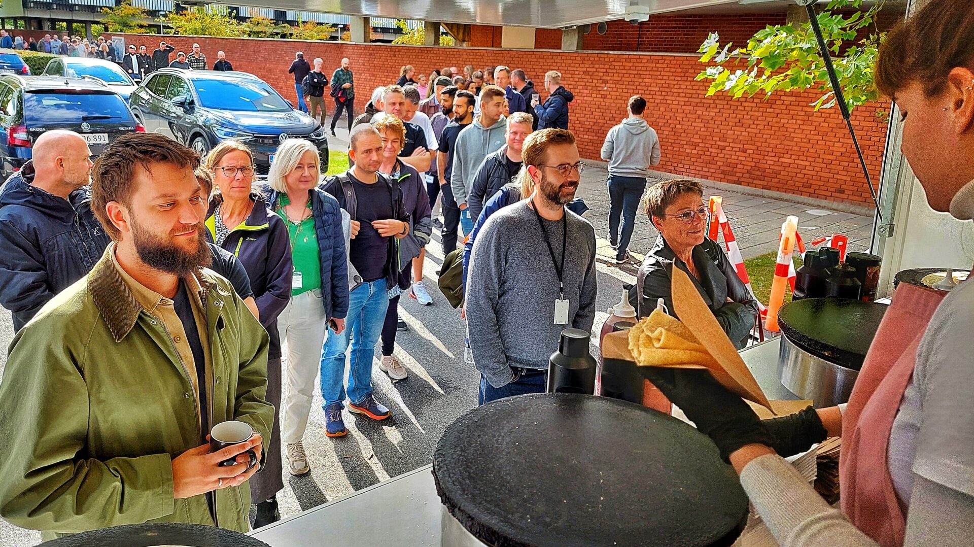 vakueringsøvelse med pandekager i Ringsted