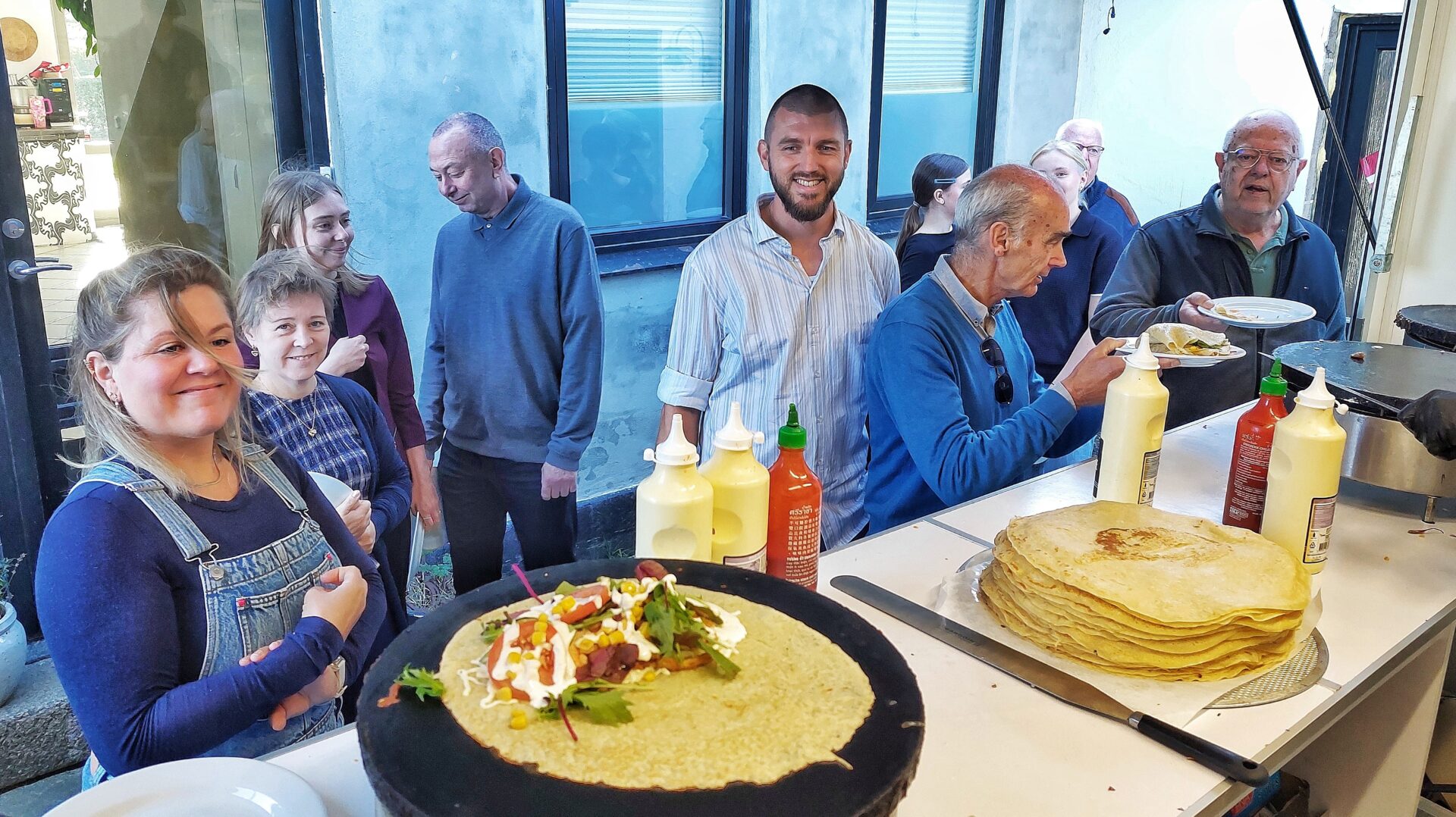Rund fødselsdag med pandekager i Skårup