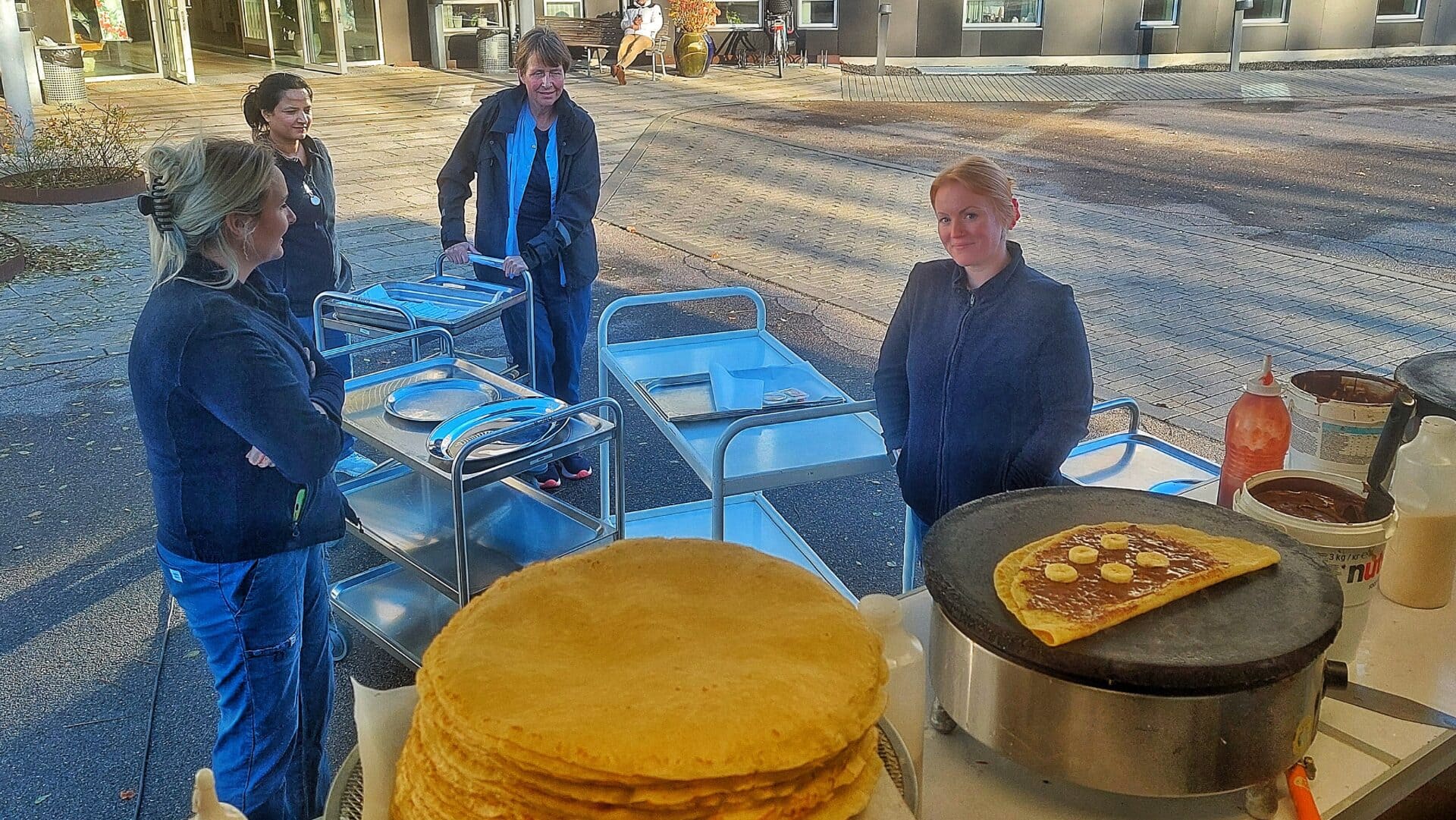 Søde pandekager til Dagcenter Samsøvej i Holbæk