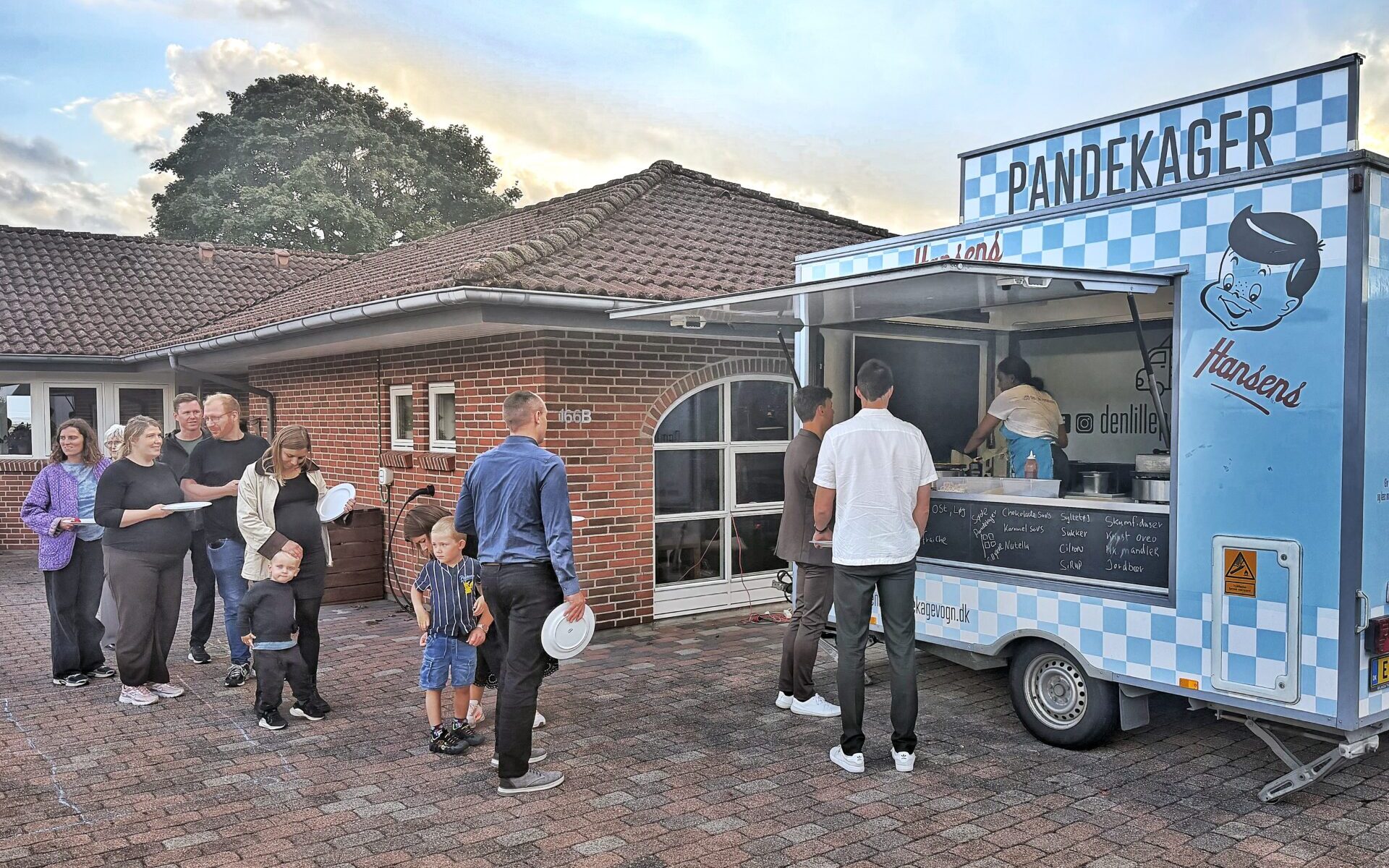 Pandekager til barnedåb i Odense